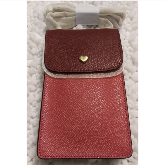 NWT Coach North/South Phone Crossbody in Colorblock - Picture 6 of 6